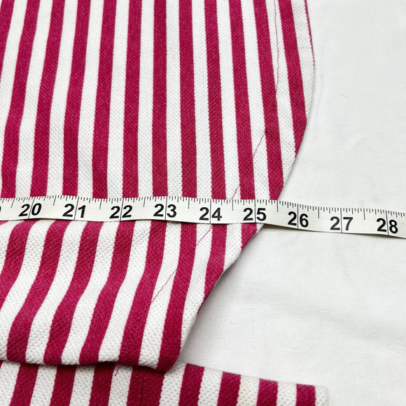Vineyard Vines Quarter Zip Women’s Small Pink Striped Performance Pullover - Picture 8 of 8